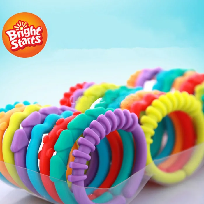 24pcs Baby Teether Toy Tooth Chewing Colorful Toddler Soothing Toys | Мать и ребенок