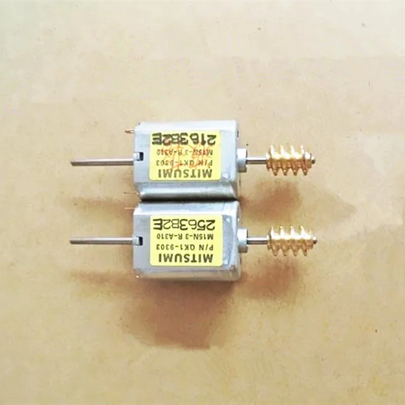 10 шт. Mitsumi QK1 серия 12V 24V 030 микро двигатель постоянного тока с Медь Worm и двойной вал