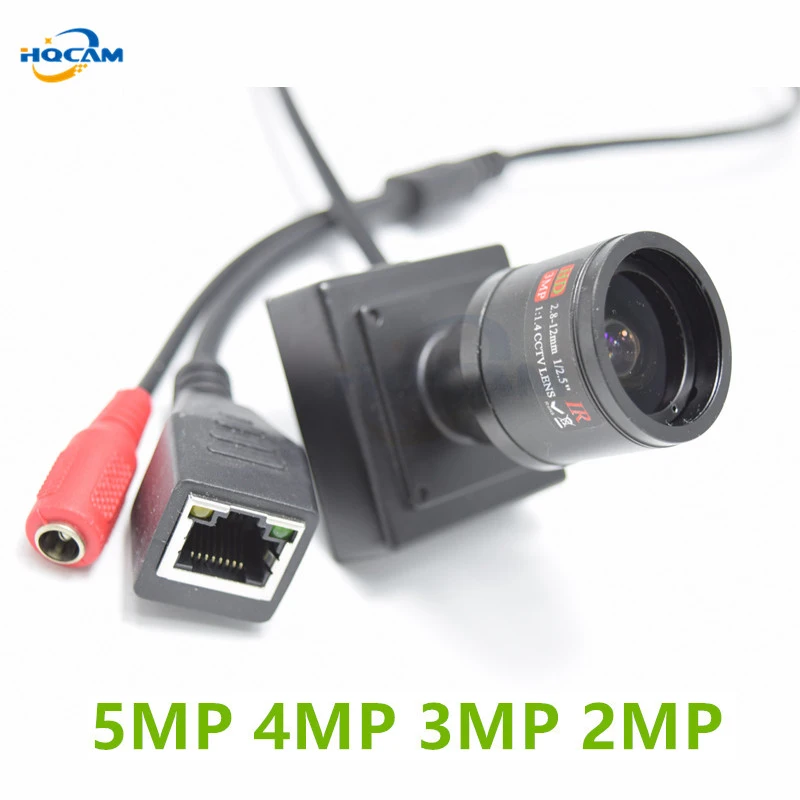 HQCAM аудио зум IP камера 5 Мп HD 4 МП 3 2 Onvif 8 12 мм ручной объектив видеонаблюдение веб