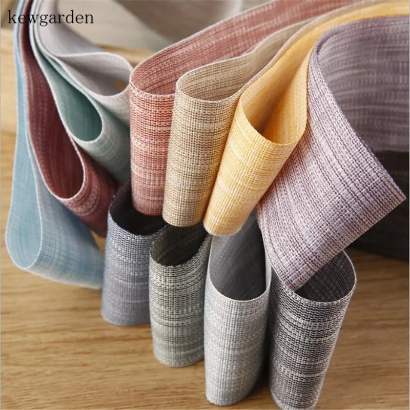 Kewgarden 1 &quot1 5&quot 3/8 &quotДвойная цветная полосатая атласная лента сделай сам