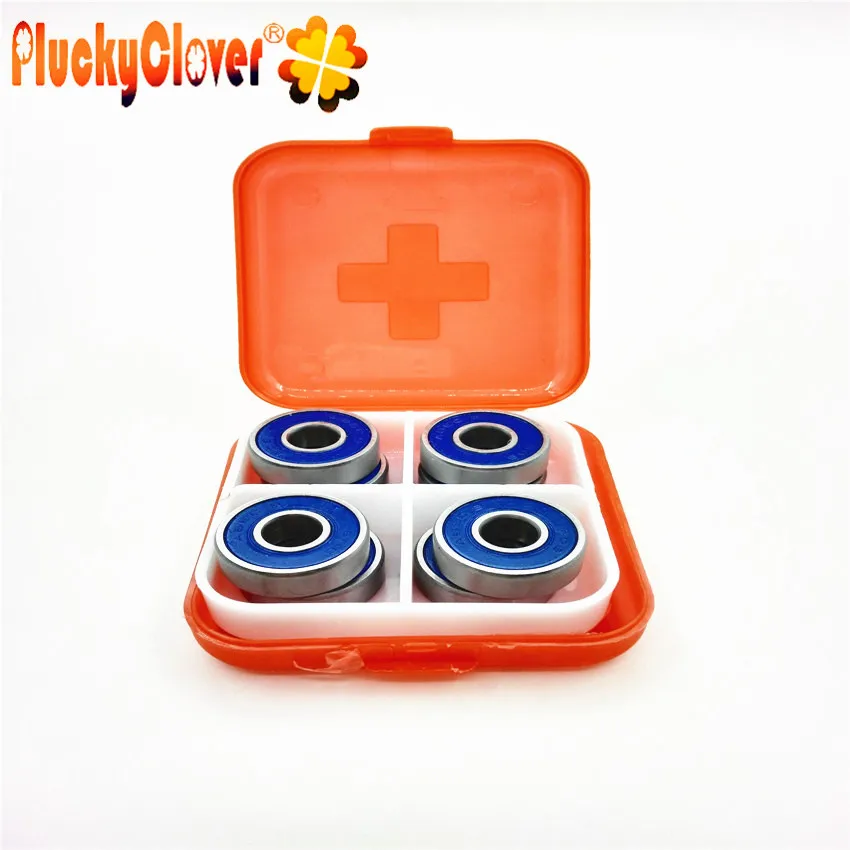 8 шт./кор. черный/синий/красный подшипник спиннинга из хромированной стали 608rs