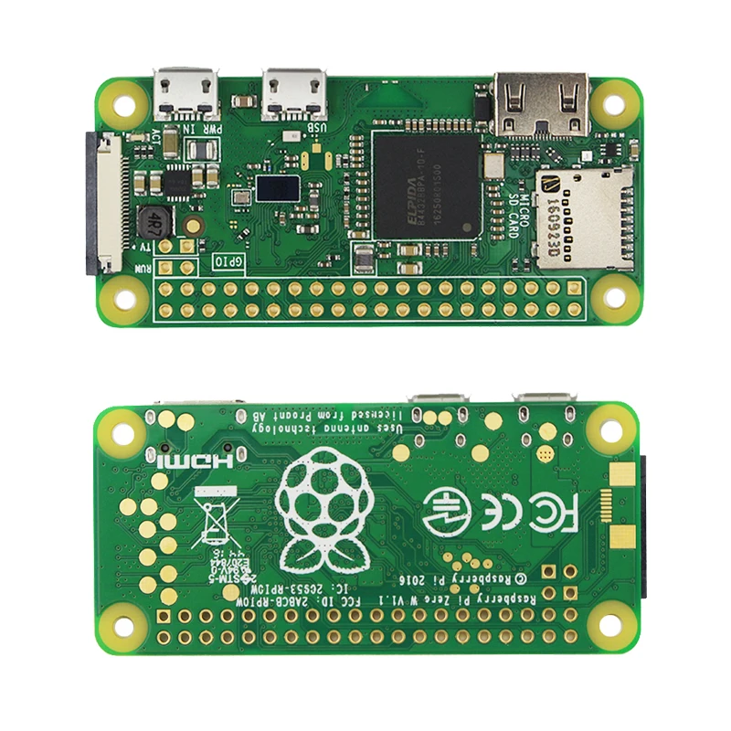 Raspberry Pi Zero W Kit акриловый чехол + теплоотвод головка GPIO дополнительная камера/SD