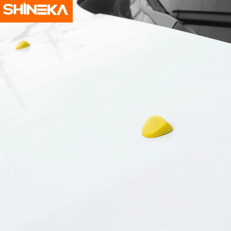 SHINEKA Автомобильный капот двигателя сопло омывателя ветрового стекла крышка внешней отделки наклейки аксессуары для Jeep Renegade