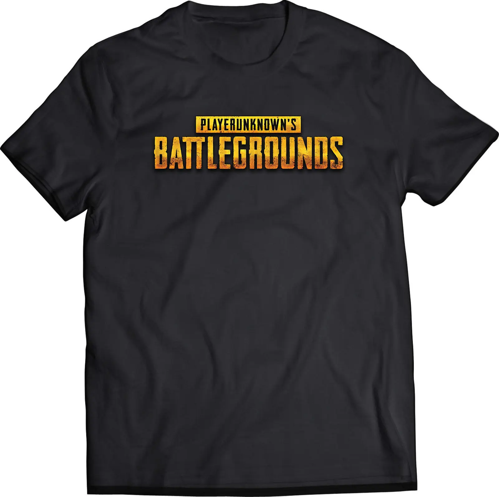 PUBG Battlegrounds/черная футболка с логотипом рисунком Мужская унисекс новая модная