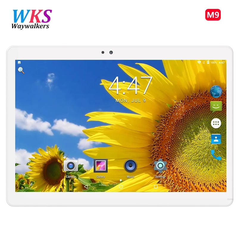 WKS 2018 новый планшетный ПК Octa core 3G дюймов 10 1 PC 4 ГБ оперативная память 64 Встроенная