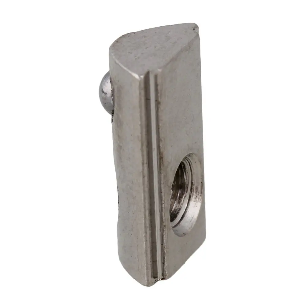 Серебристый европейский стандарт 20 серий алюминиевый слот углеродистая сталь