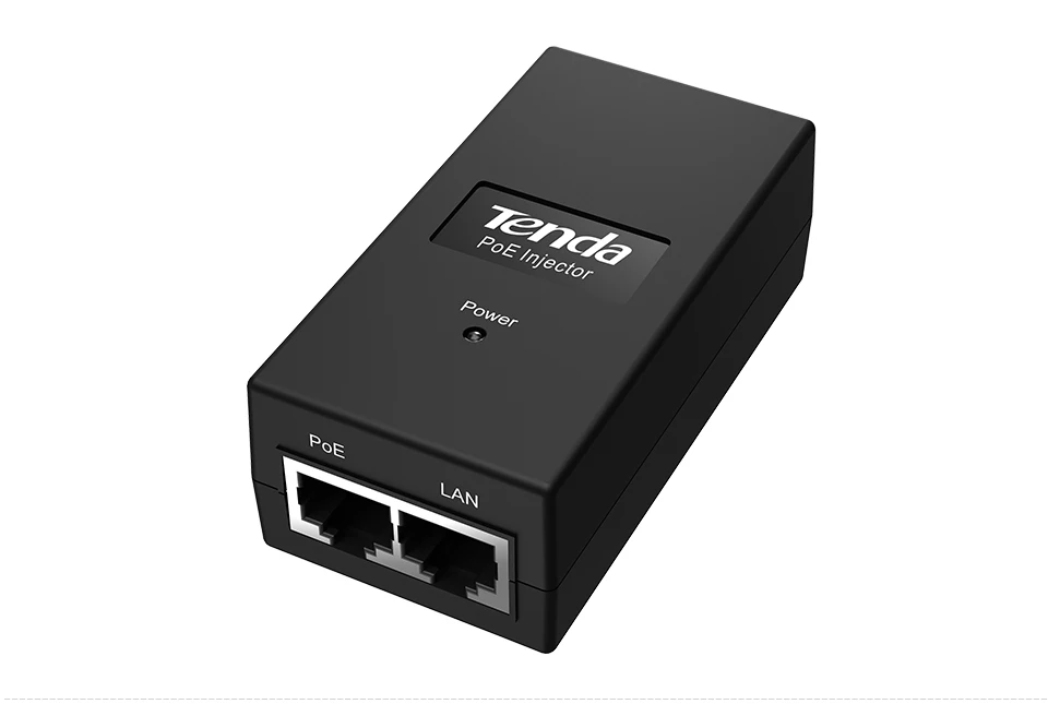 Tenda PoE15F 15 Вт RJ45 802.3af PoE Мощность Инжектор адаптер 10/100 Мбит/с Ethernet сетевой коммутатор PoE разветвитель разъема, подключи и играй