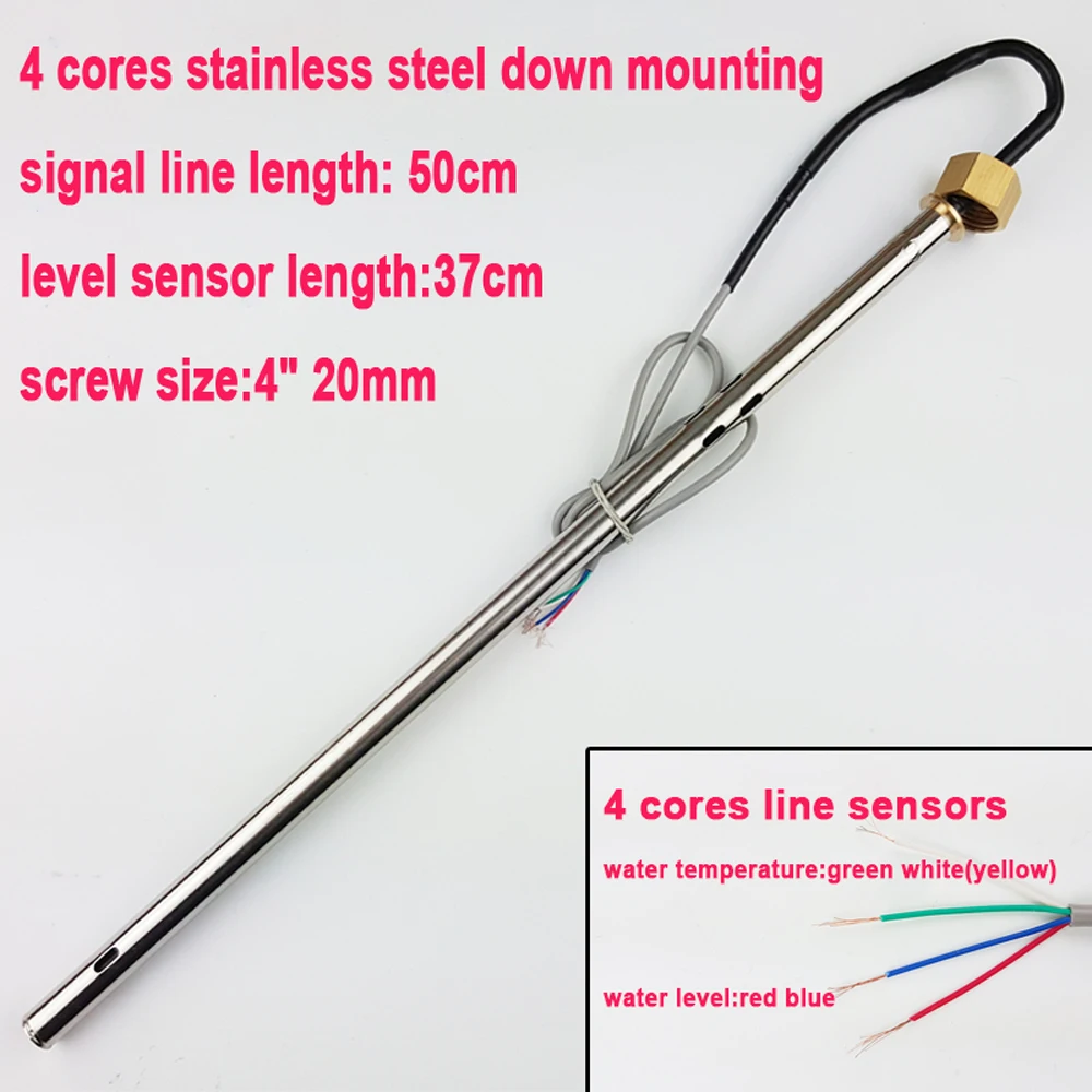 Водонагреватель на солнечной энергии с датчиком уровня воды 4 жильный из