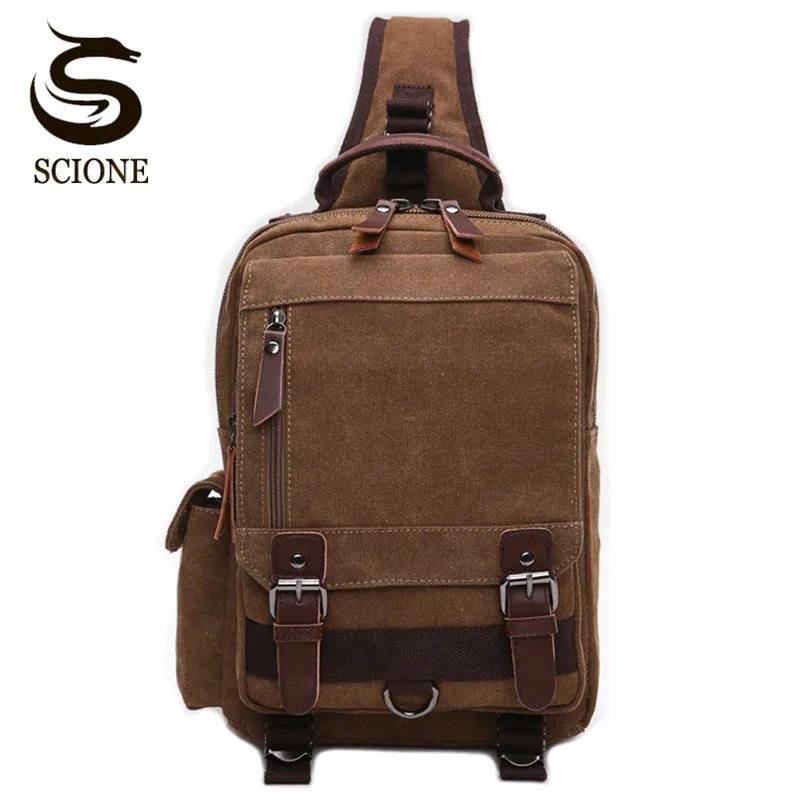 СКИОНЕ Высоко качественные малые повседневные сумки для мужчин груди