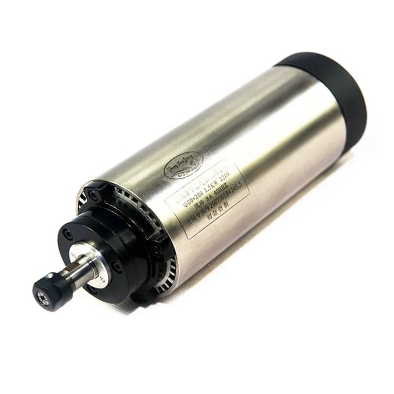 

Детали ЧПУ, двигатель шпинделя с воздушным охлаждением 220 В для деревообрабатывающего оборудования