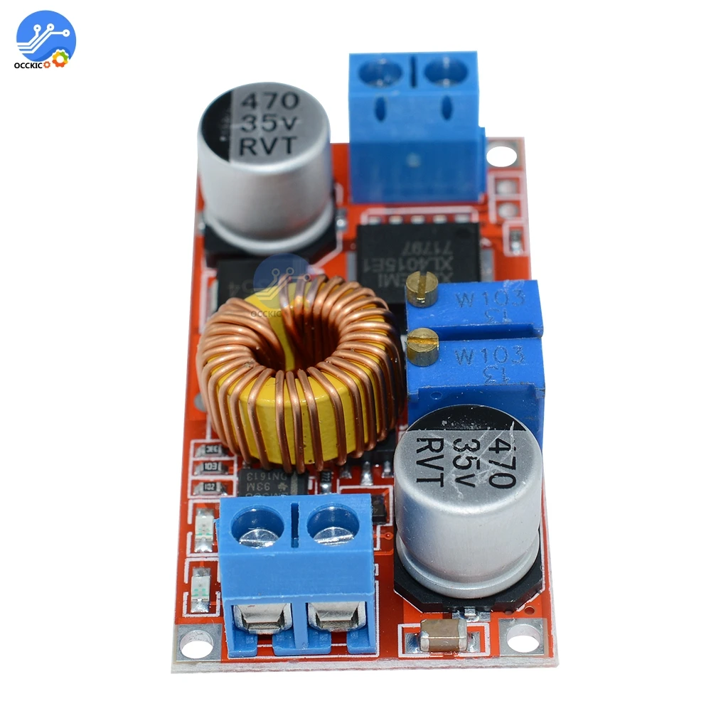 2 шт. XL4015 5A DC В CC CV литиевая батарея понижающая плата для зарядки светодиодный