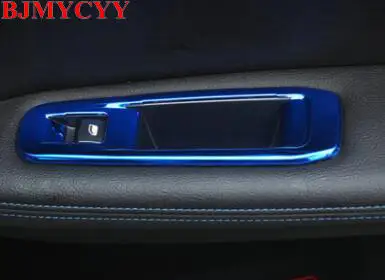 BJMYCYY 4 шт./компл. декоративная коробка из нержавеющей стали для окна автомобиля