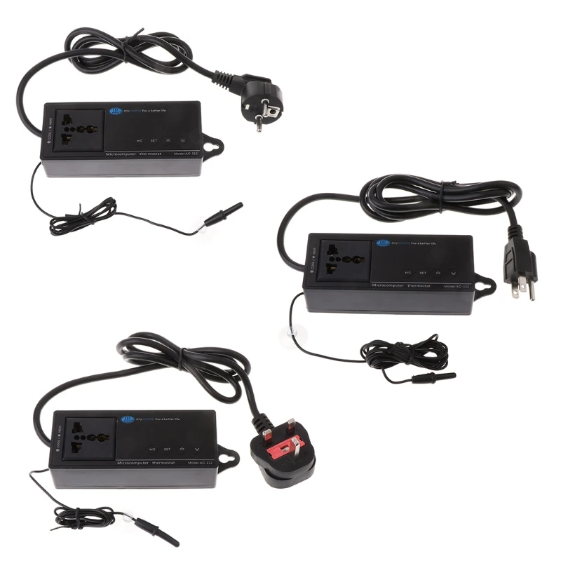 Цифровой светодиодный регулятор температуры термостат для аквариумная рептилия