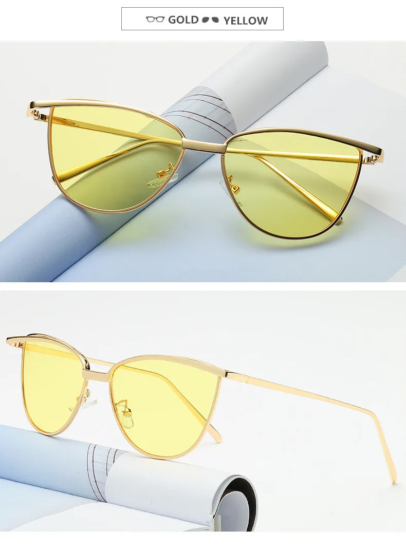 Модные женские солнцезащитные очки Cateye, модные трендовые винтажные элегантные солнцезащитные очки, женские солнцезащитные очки oulo de sol, Летний стиль