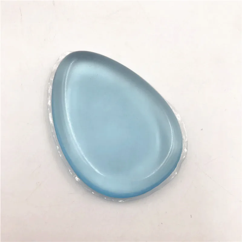 Drop blue Силиконовая губка для макияжа, Желейная пудра, крем-пуховка, капля воды, Silisponge, основа для лица, Леопардовый блеск, инструмент для макияжа, красота - Цвет: Drop blue