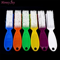3pcslot nail brush cleaner remove dust cleaner tool acrylic uv gel rhinestones decor makeup nail art tools pet cleaning brushes