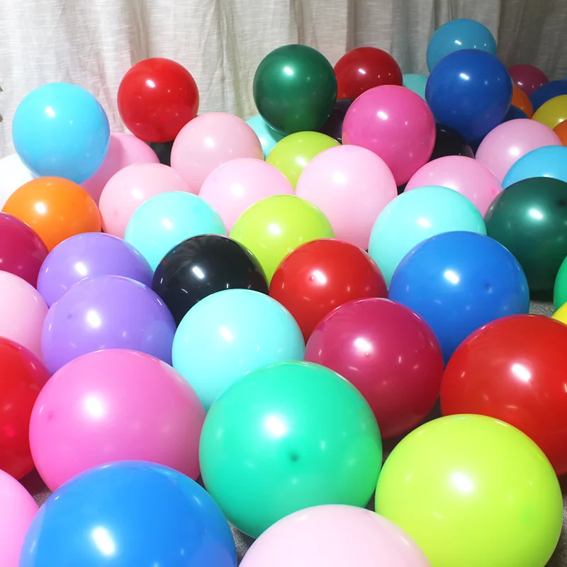 Розовые воздушные шары 10 шт. дюймов толщина 2 г свадебные украшения латексные с