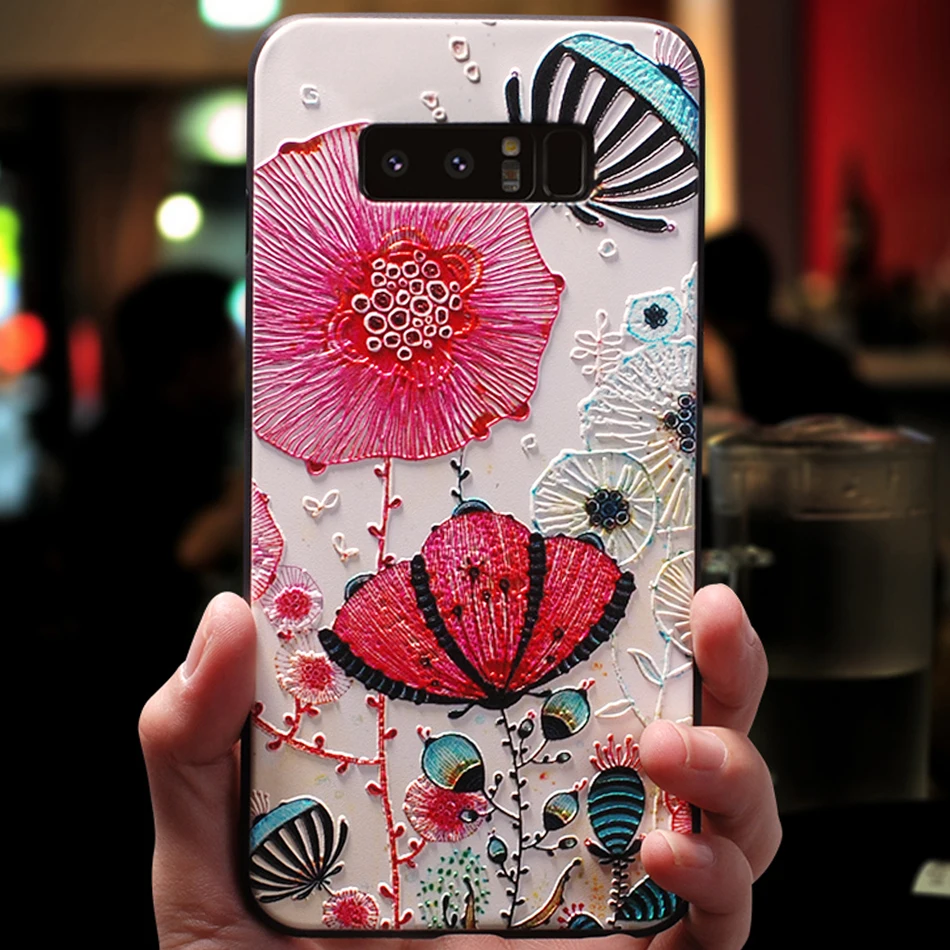YonLinTan роскошный чехол, чехол, чехол для samsung galaxy note 8 note8 задняя крышка телефона 3D etui Капа милый