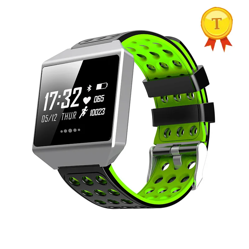 2018 new model 180mAH battery Sports Band dynamic Heart Rate Blood Pressure Monitor ppg Smart Wristband Vibration reminder | Электроника
