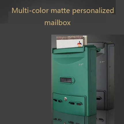

Mail Box Rainproof Waterproof Outdoor Mailbox General Manager Suggestion Box Outdoor European Wall Hanging Message Box With Lock