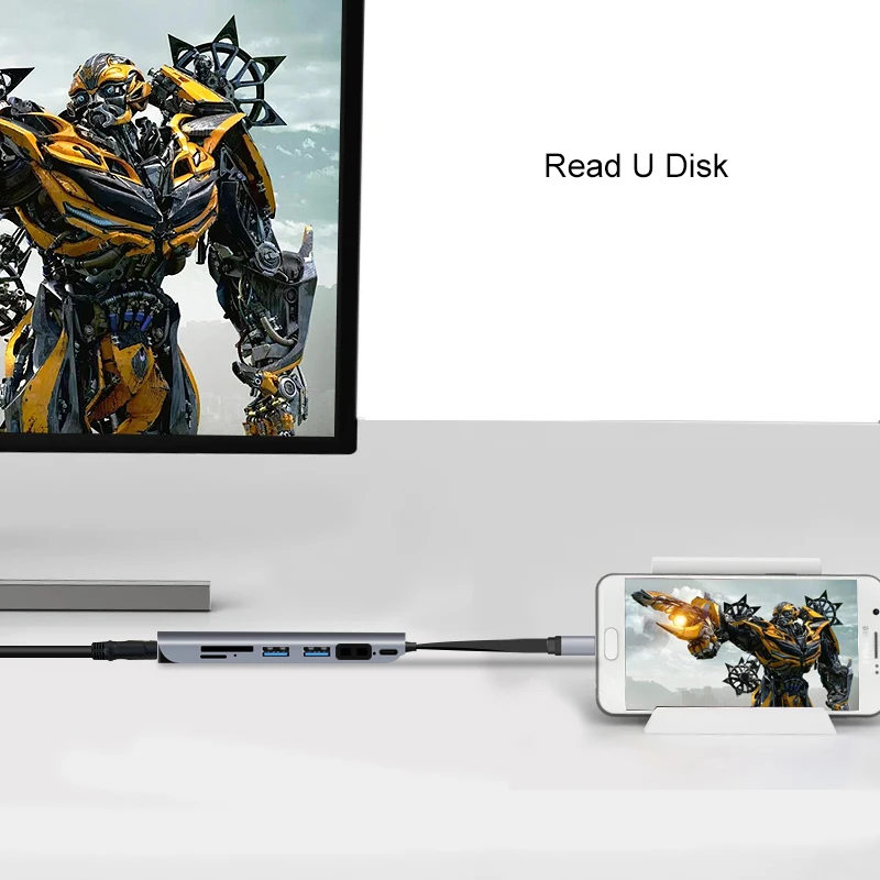 Тип usb C концентратор USB до 3 0 HDMI портом Thunderbolt адаптер для MacBook samsung Galaxy S8 huawei P20
