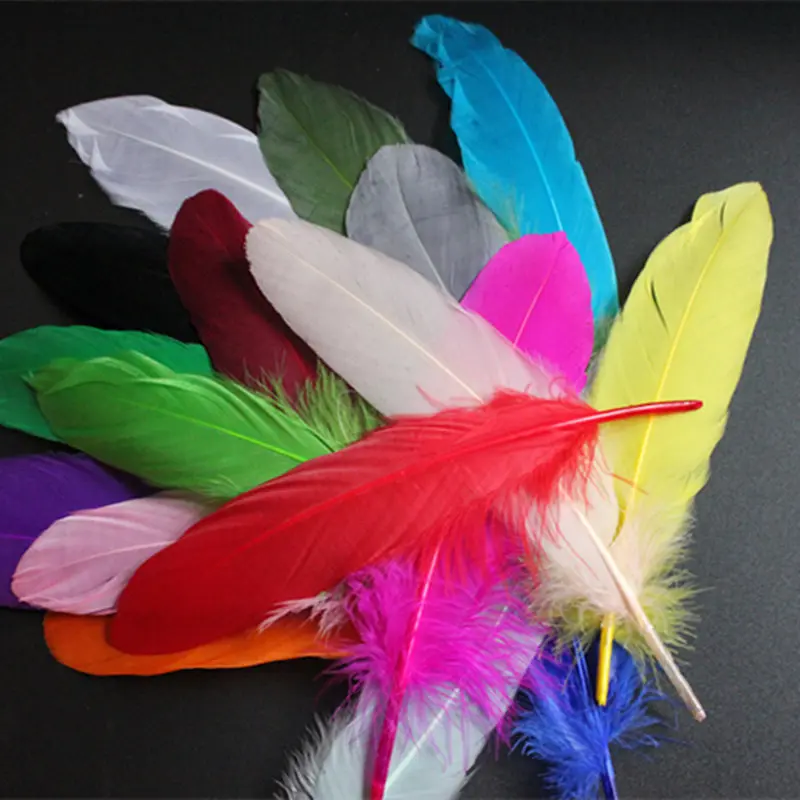 Искусственные маски с гусиными перьями примерно 15 20 см украшение для