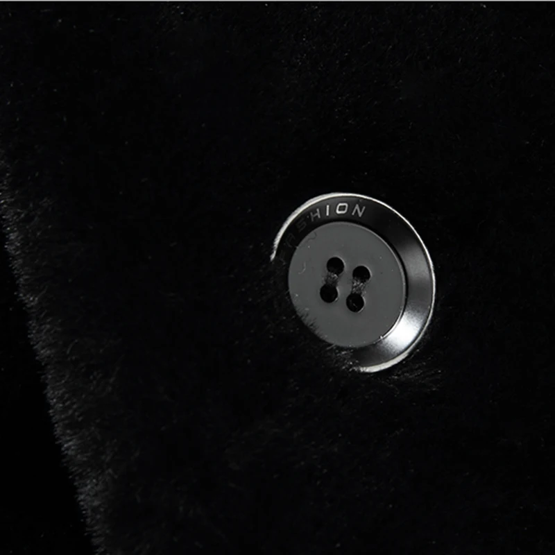 2019 Men One-piece Coat Long Mink Collar Wool Jacket Direct Selling Sale Palto Large Size Winter Sheep Shearing Outerwear |