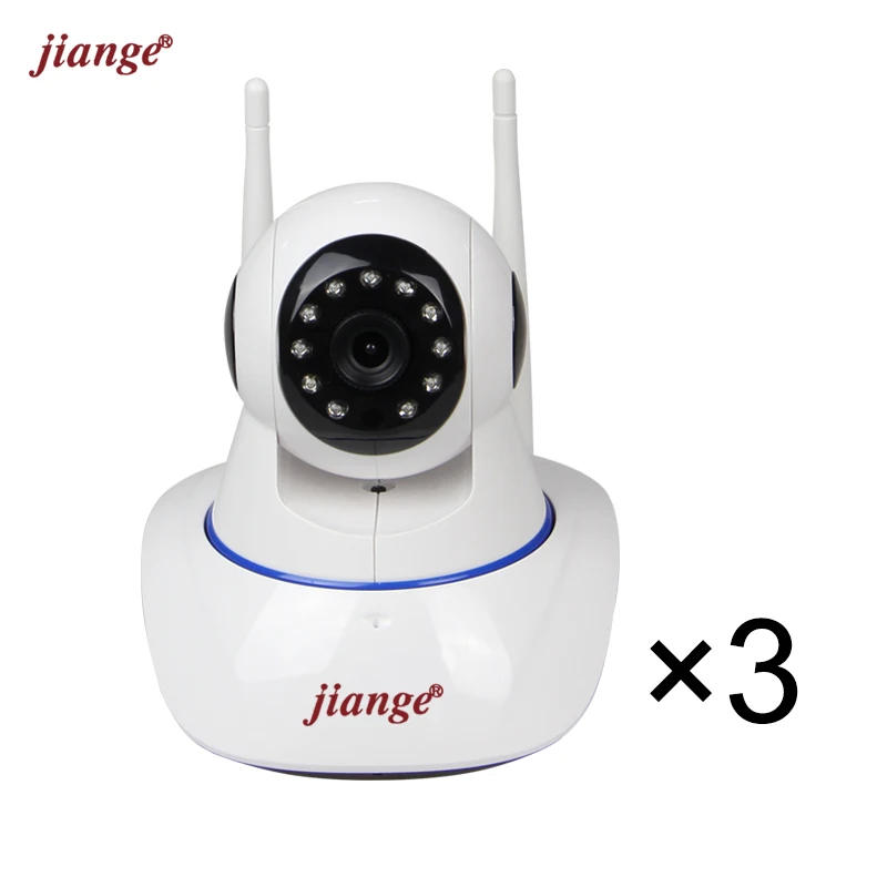 Jiange 720P HD WiFi Облачное хранилище ip-камера костюм для двух спален 3 предмета в 1