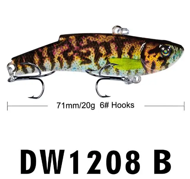 7 1 см/20 г VIB рыболовные приманки ложка жесткая наживка для басов Cicada Crankbait