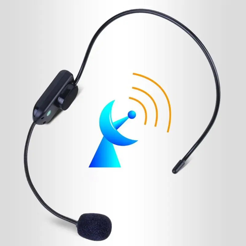 Портативный FM беспроводной микрофон гарнитура радио Мегафон Для гида Обучающие