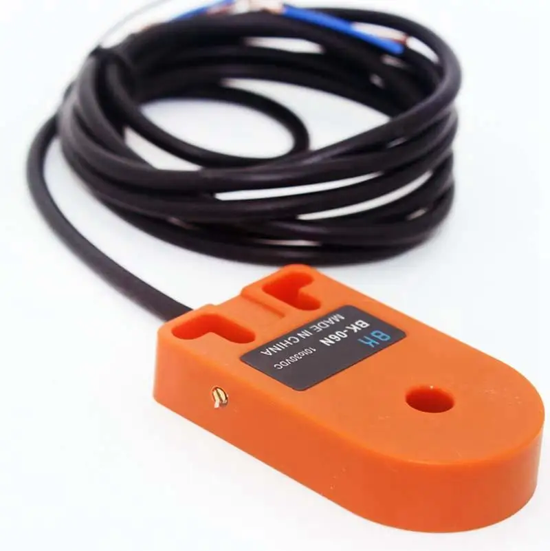 

Orange 6mm Hole DC 6-36V 3 Wire NPN Normally Open HX-DGS-06N Inductive Ring Proximity Sensor Switch For Metal Screw Spring IP54