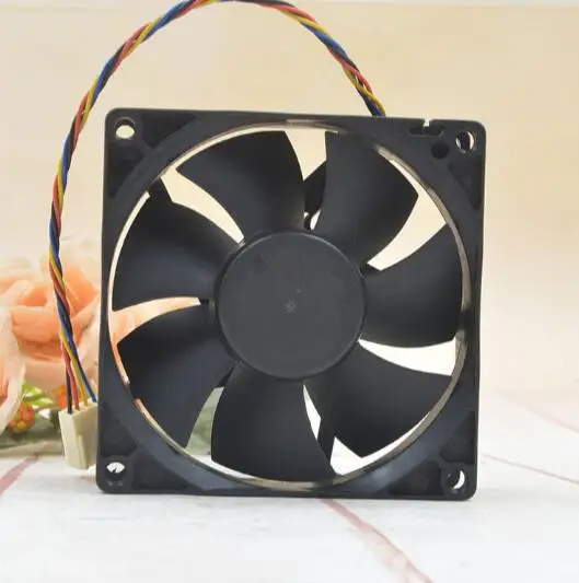 AVC 8 см 12В 0.5A DL08025R12U 8025 компьютерная материнская плата PWM четырехпроводной