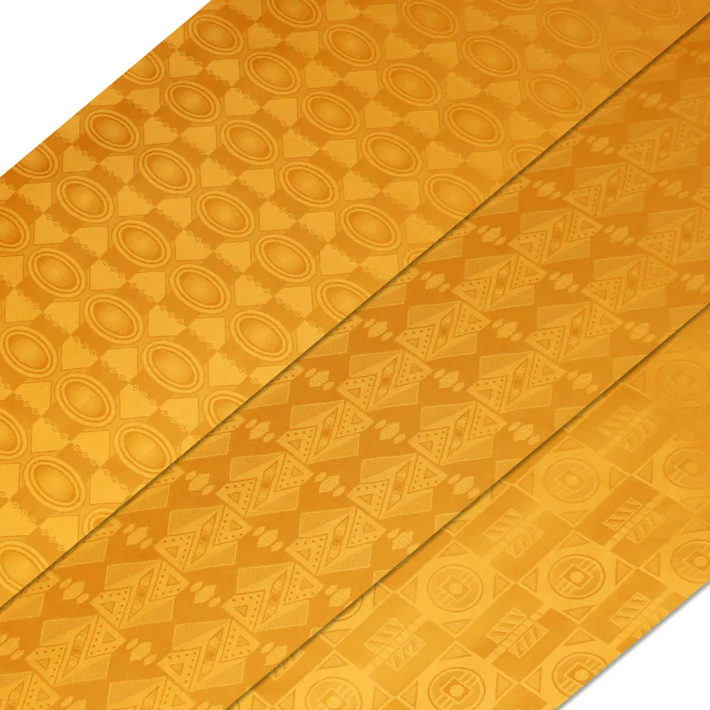 gold Guinea Brocade Ткань, высокое качество Базен Riche(аналог Getzner) 10 ярдов/шт, Senegal Garment Tissu Африка традиционная ткань - Цвет: gold