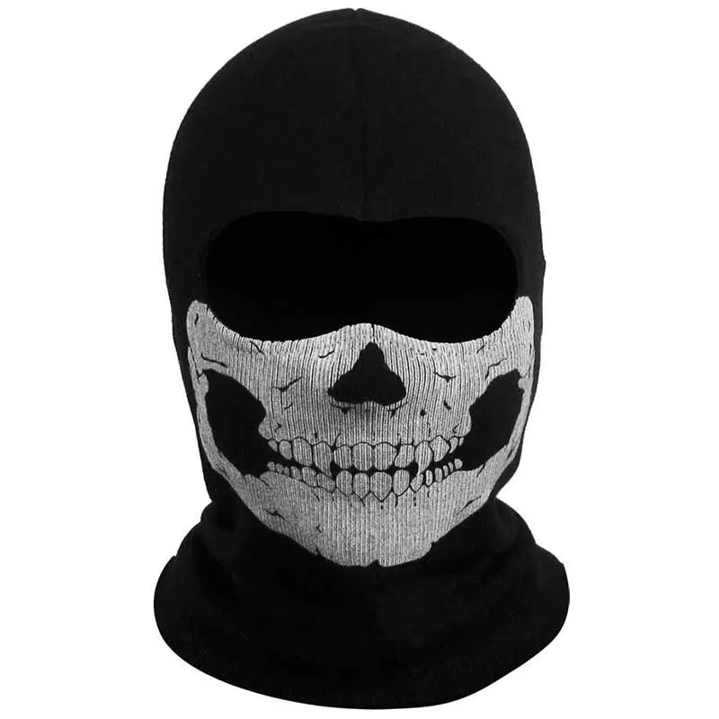 Балаклава с черепом Ghost Высококачественная маска на все лицо для езды велосипеде