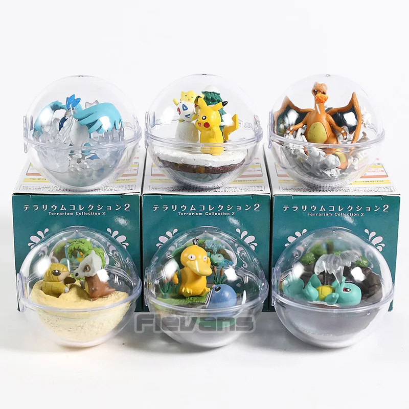 Аниме монстр Пикачу Pidgeotto Ponyta Suicune Ampharos Espeon Chikorita мини ПВХ фигурка коллекционные игрушки 6 шт./компл