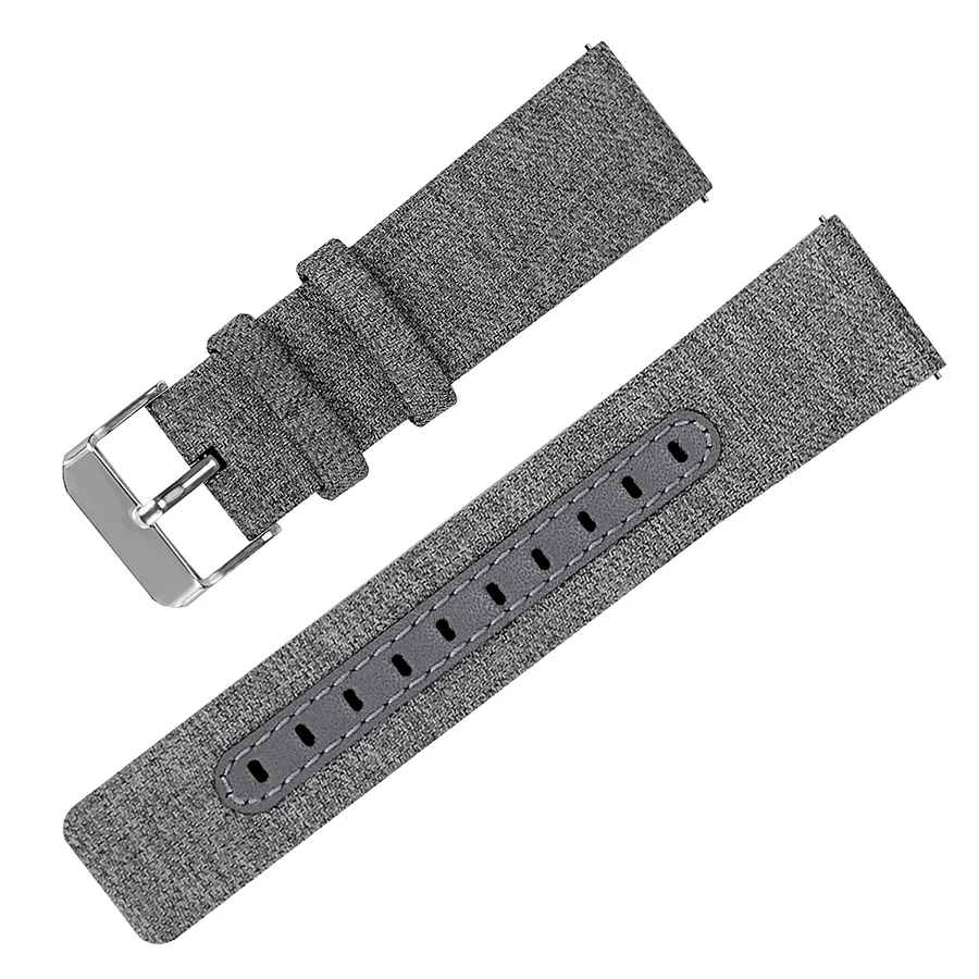 Холщовый ремешок для часов Fitbit Versa с коннектором пряжкой Для Sport Smartband на запястье