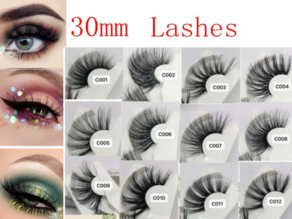 Новые более 25 мм ресницы 30 3D норковые длинные пушистые большая драматическая