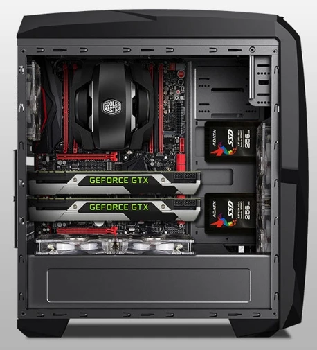 Чехол с водяным охлаждением OEM DIY i7 7700k 8/16 ГБ ОЗУ 120 ГБ/1T GX1080 21 5/23 6/27 дюймов монитор