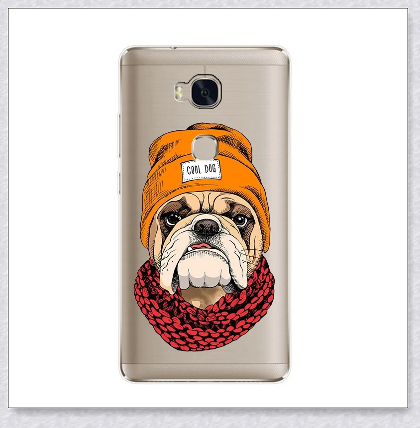 cool dog Для huawei honor 5X чехол, мягкий ТПУ чехол для huawei honor 5 X GR5, силиконовый защитный чехол для huawei honor 5X, чехол для телефона - Цвет: cool dog