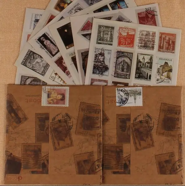 71 шт. винтажные наклейки со старым штампом фото декор для фотографий реквизит DIY