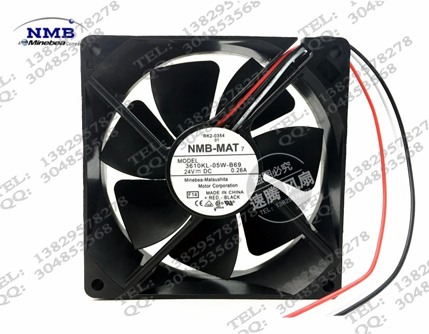 Вентилятор 3610KL 05W B69 9025 24 В 0 26a 92*92*25 мм 9 см|9cm fan|fan 25mmdrive fan |