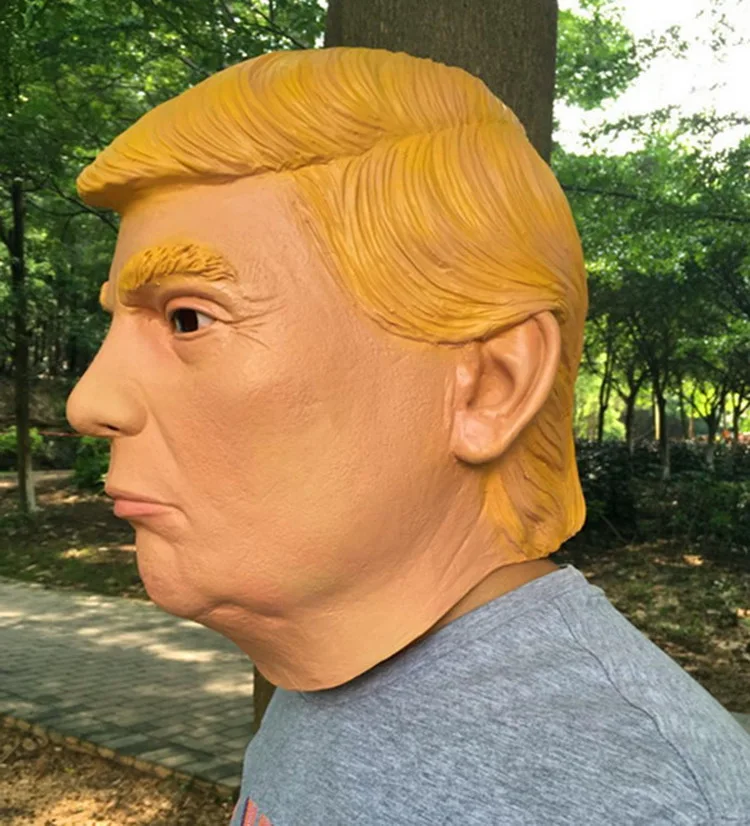 Трамп маска для нового американского президента косплей реквизит глава партии