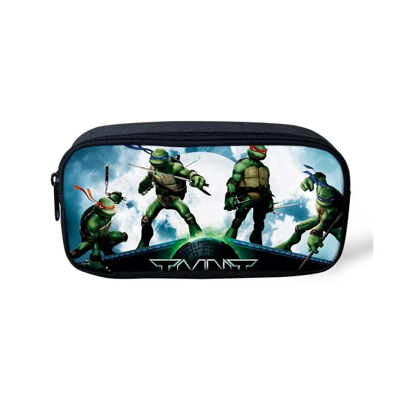 Новое поступление черепашки ниндзя TMNT мультяшный принт школьная Ручка сумка для детей подарки сумка для хранения женский портативный косметический Чехол