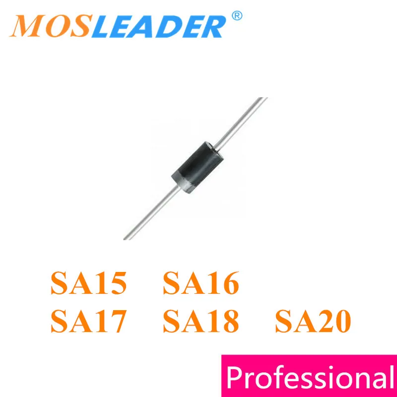 Mosleader SA15 SA16 SA17 SA18 SA20 DO15 2000PCS SA18A SA20A SA15A SA16A SA17A DIP SA15CA SA16CA SA17CA SA18CA SA20CA