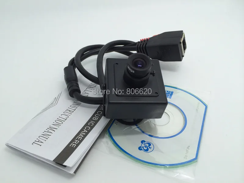 Сетевая камера Super Mini HD Box P2P с двухпотоковым облачным сервером и объективом рыбий