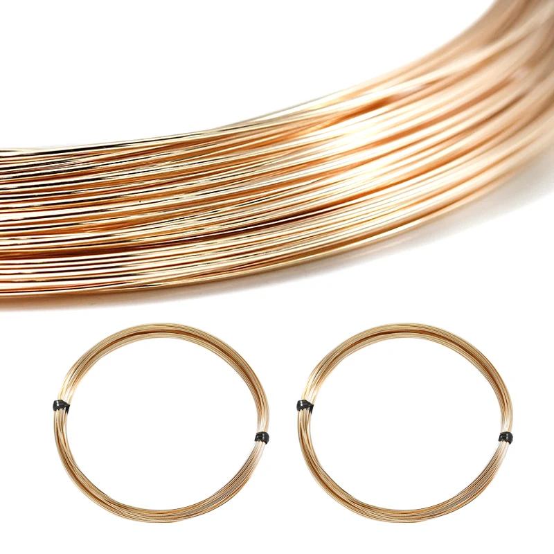 Aiovlo1meter/лот 14k позолоченные золотистые Платиновые нити провода шнур аксессуары