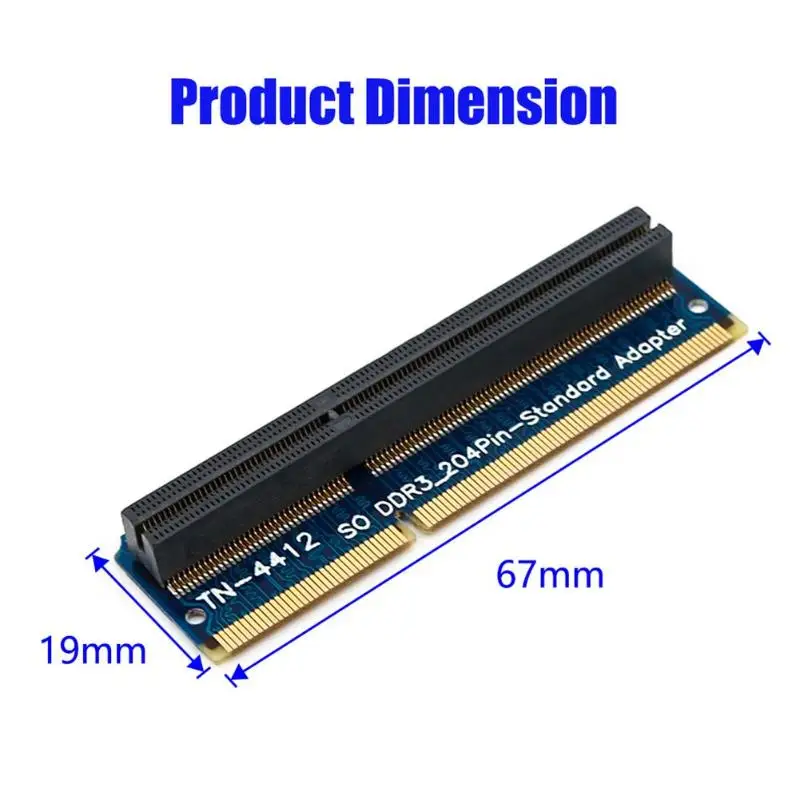 SO-DIMM 204Pin DDR3 памяти Тесты адаптер TN-4412 Riser Card для св 204Pin