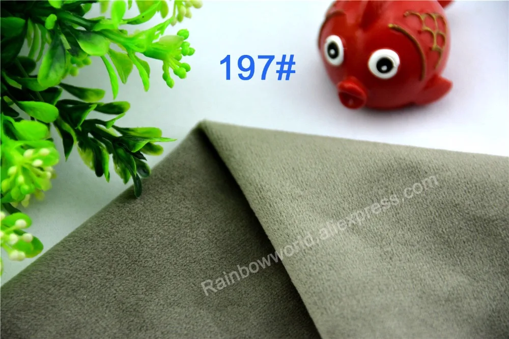 197 # серая супер мягкая бархатная ткань МИКРОФИБРА velboa Высота волос 0 5 1 мм для DIY
