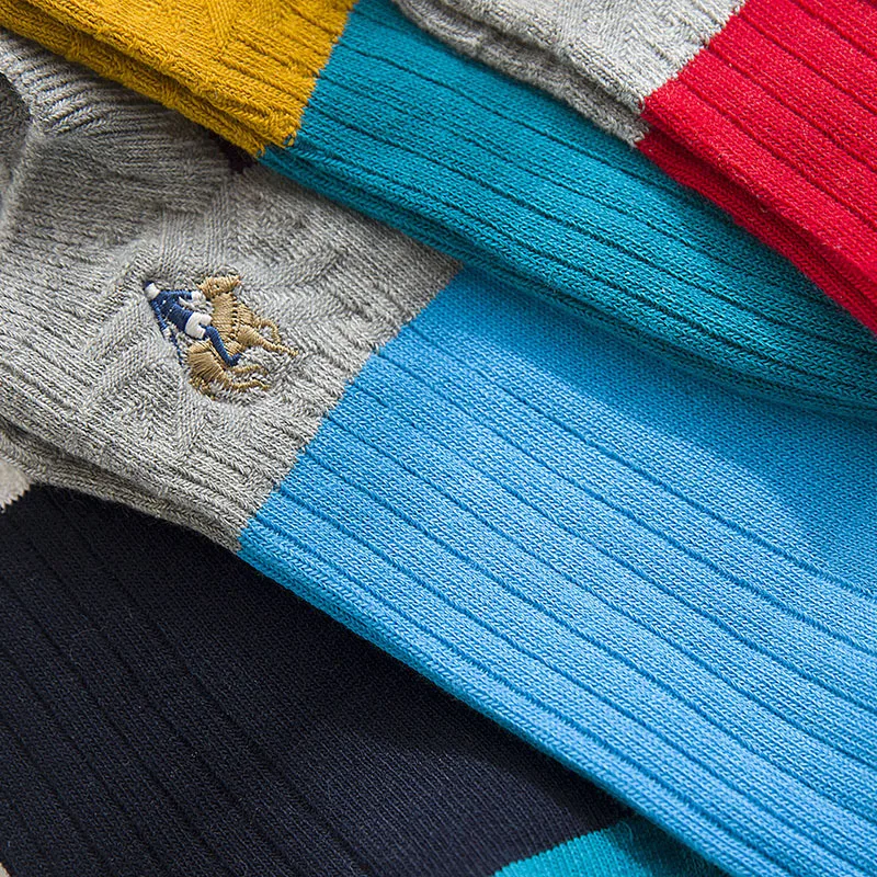 Носки PIER POLO мужские короткие модные повседневные дышащие хлопковые с двойной
