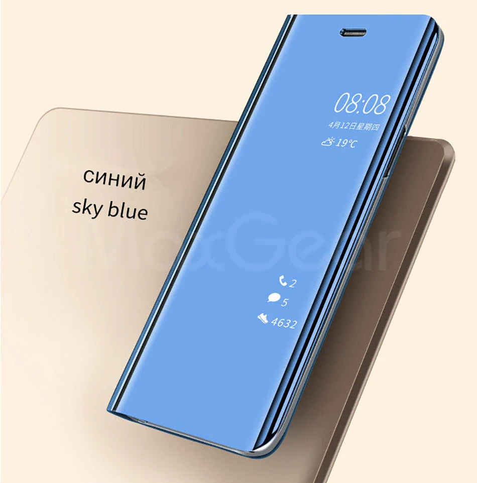 Зеркальный флип-чехол для телефона huawei mate 9 10 20 Pro Lite Smart Clear View Cover для huawei P8 P9 P10 P20 Plus Pro Lite P Smart